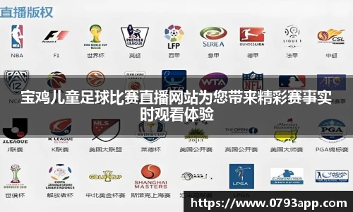 宝鸡儿童足球比赛直播网站为您带来精彩赛事实时观看体验
